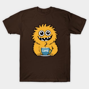 Happy Monster Coffee T-Shirt